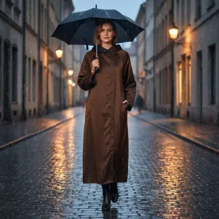 Chubasquero largo mujer XL NUEVO