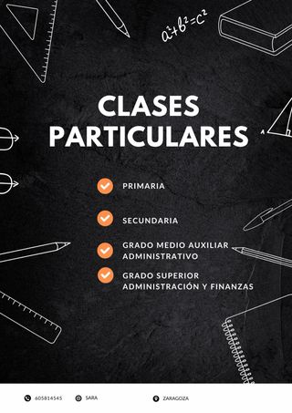 CLASES PARTICULARES
