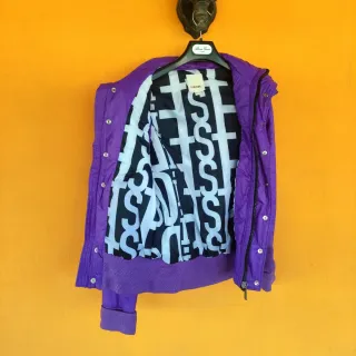 Giubbotto Diesel donna viola taglia S