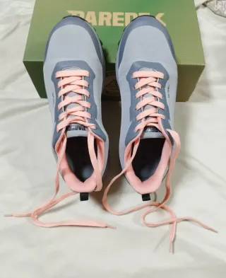 Zapatillas trekking paredes amur gris mujer