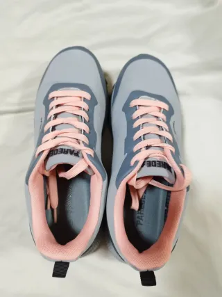 Zapatillas trekking paredes amur gris mujer