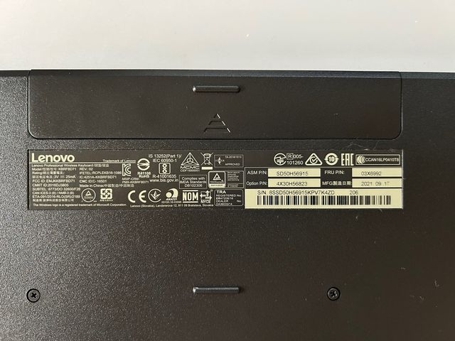 Combo Tastiera e Mouse Wireless Lenovo