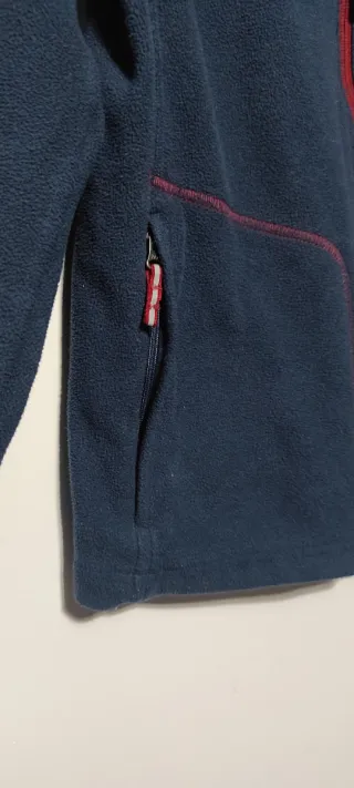 Polar Columbia Mujer Azul con cremallera