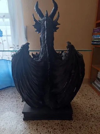 Mesa Dragón Toscano Negra y gris