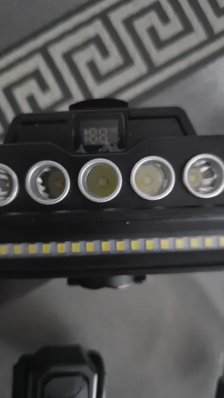 Luz LED para bicicleta con control remoto