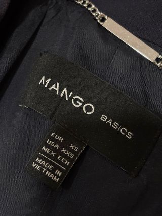 Americana blazer azul marino