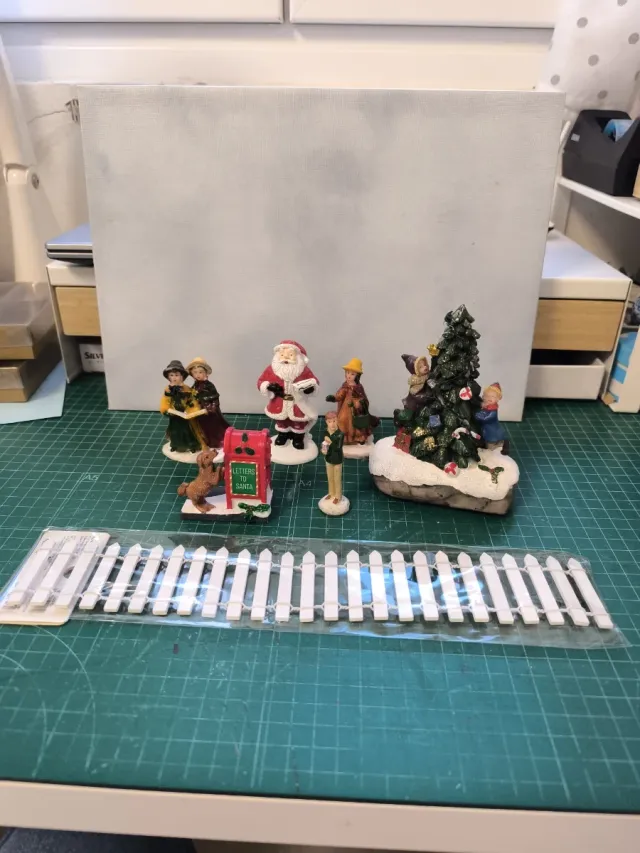 Villaggio Natalizio Multicolore