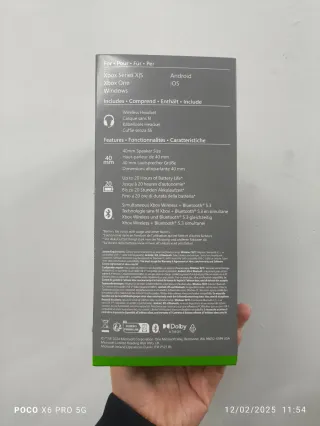 Xbox official Auriculares Inalámbricos Xbox Negro