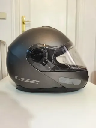 2 Cascos LS2 STROBE con Intercomunicador Ejeas