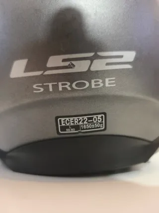 2 Cascos LS2 STROBE con Intercomunicador Ejeas