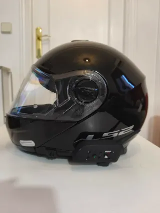 2 Cascos LS2 STROBE con Intercomunicador Ejeas