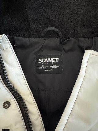 Chaquetón Sonneti Degradado Gris y Blanco niño