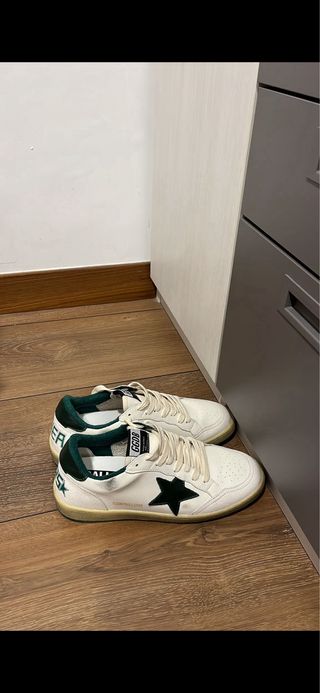 Golden Goose Ball Star Blancas y Verdes