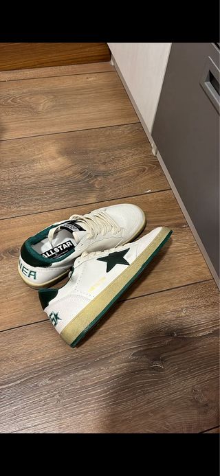 Golden Goose Ball Star Blancas y Verdes