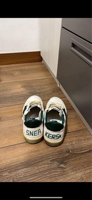 Golden Goose Ball Star Blancas y Verdes