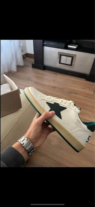 Golden Goose Ball Star Blancas y Verdes