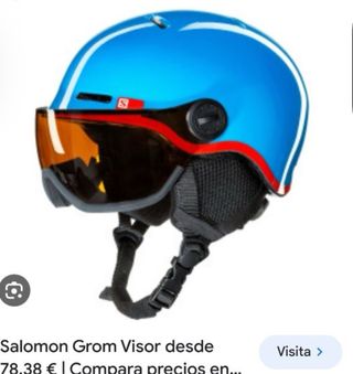 Casco esquí Salomon con visor