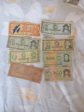 Billetes antiguos Perú