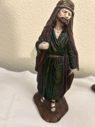 Portal de Belén antiguo figuras