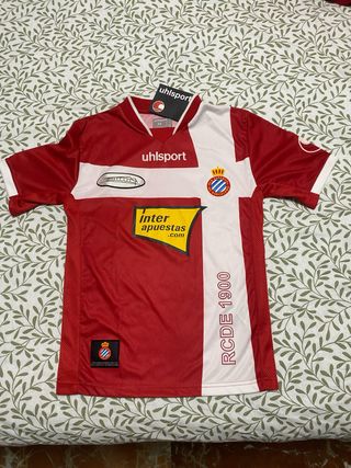 Camiseta RCD Espanyol 2008-2009 Uhlsport Talla XS