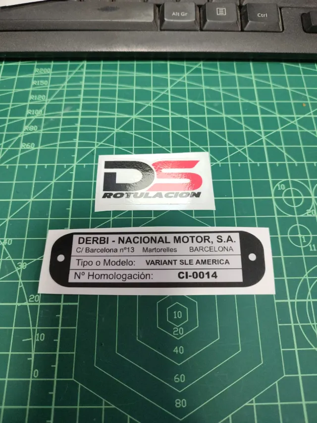 Homologación Derbi Variant SLE América CI-0014