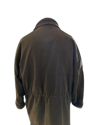 Chaquetón Vintage Impermeable XXL Marrón