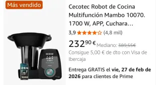 Robot de Cocina Cecotec Mambo