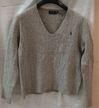 Jersey Polo Ralph Lauren Gris Cable Knit