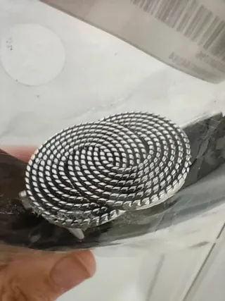 Cinturón mujer hebilla plateada