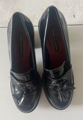 Zapatos de tacón MTNG charol plataforma