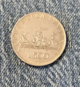 5 Lire Argento 500 - Repubblica Italiana