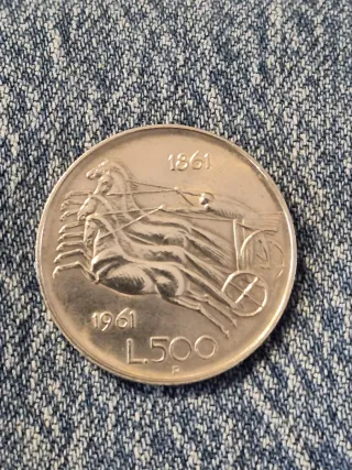 5 Lire Argento 500 - Repubblica Italiana