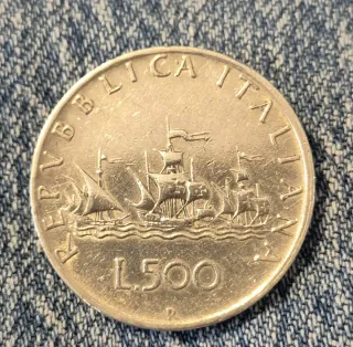 5 Lire Argento 500 - Repubblica Italiana