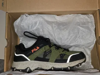 Zapatillas Trail Fila Talla 41 Verde/Negro