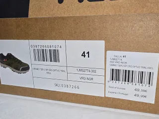 Zapatillas Trail Fila Talla 41 Verde/Negro