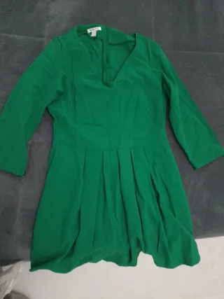 Mono falda-pantalón verde Suite Blanco