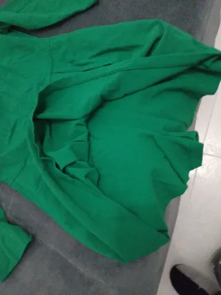 Mono falda-pantalón verde Suite Blanco