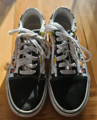 Vans Old Skool Plataforma Poppy Checkerboard