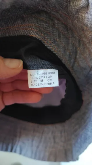 Sombrero jeans mujer 58