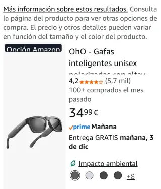 Gafas Inteligentes OhO Polarizadas Unisex
