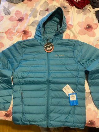 Anorak Columbia Lake Down 22 Talla L Azul