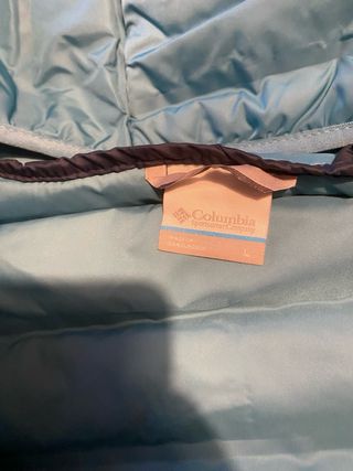 Anorak Columbia Lake Down 22 Talla L Azul