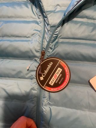 Anorak Columbia Lake Down 22 Talla L Azul