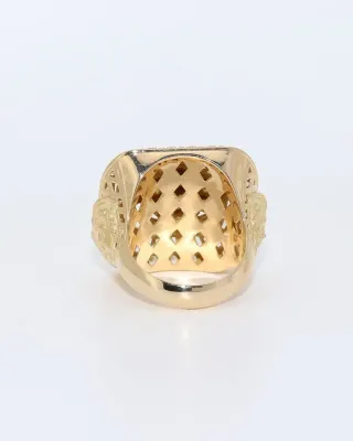 Anillo Medusa Calado Circonitas 18K
