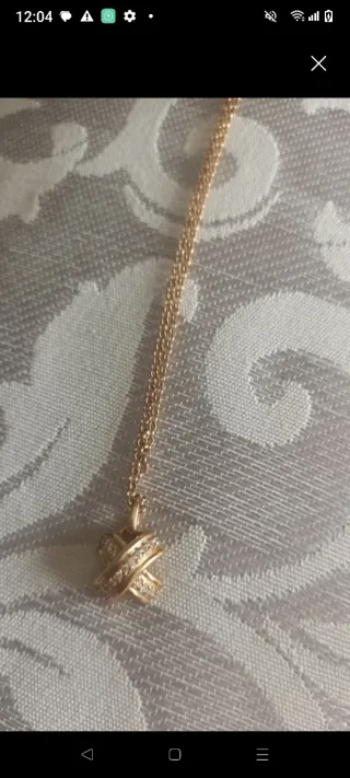 Tiffany & Co. Cadena y Colgante Oro 18k