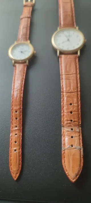 2 Relojes TERRY Centenario de piel