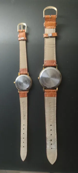 2 Relojes TERRY Centenario de piel