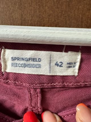 Pantalón vaquero Burdeos