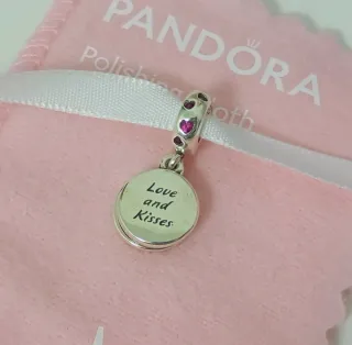 Charm colgante Amor y Besos Mickey Mouse y Minnie.