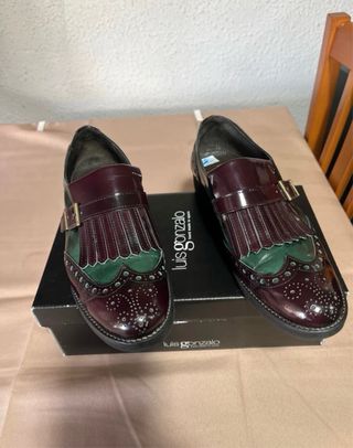 mocasín blucher  Marca Luis Gonzalo Talla 38